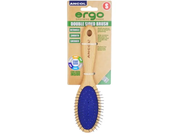 USPCA ANCOL ERGO SMALL DOUBLE BRUSH