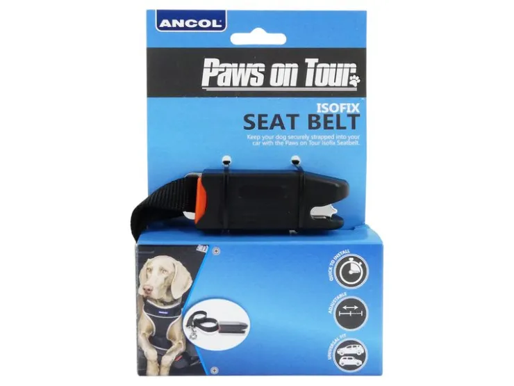 USPCA ANCOL PAWS ON TOUR ISOFIX BELT