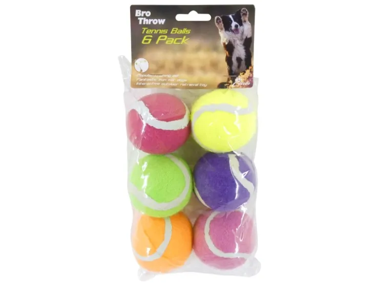 USPCA CHEEKO 6PK TENNIS BALLS