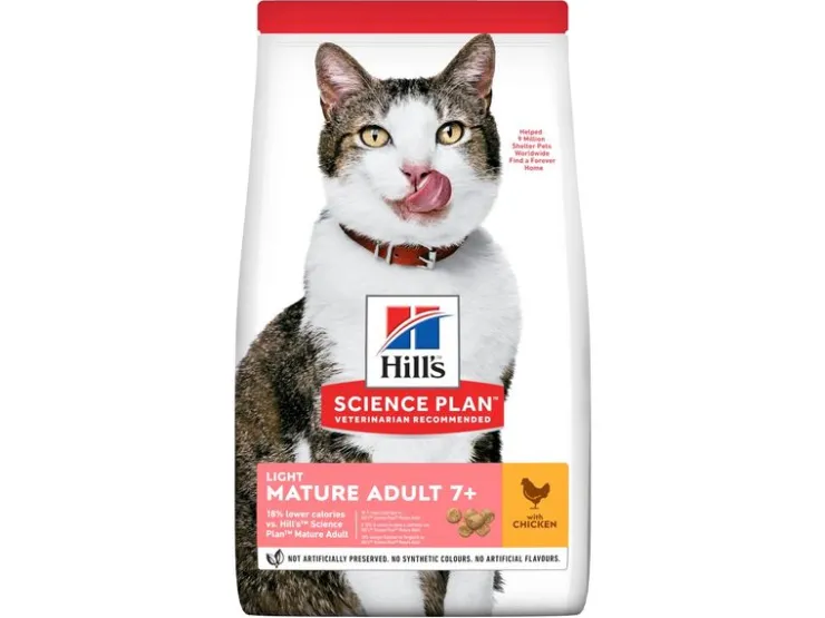 USPCA HILLS SCIENCE PLAN CAT MATURE LIGHT CHICKEN