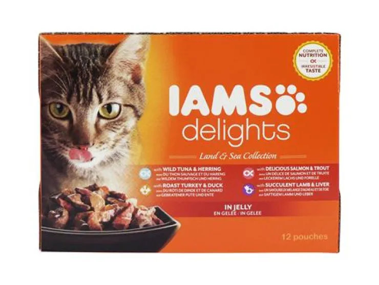 USPCA IAMS LAND&SEA JELLY 12pk