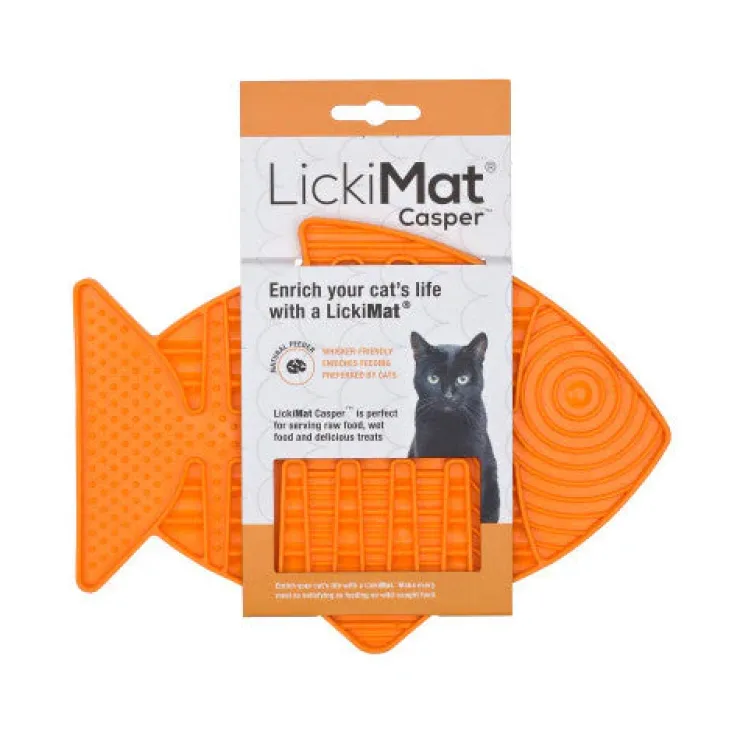 USPCA LICKIMAT CASPER ORANGE CAT