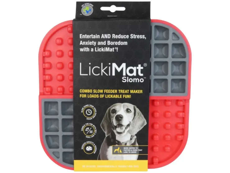 USPCA LICKIMAT SLOMO RED MAT