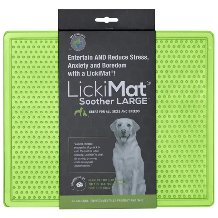 USPCA LICKIMAT SOOTHER XL GREEN