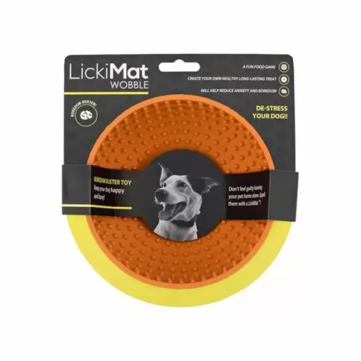 USPCA LICKIMAT WOBBLE ORANGE