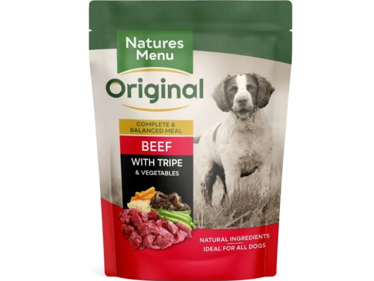 USPCA NATURE’S MENU POUCH ADULT BEEF