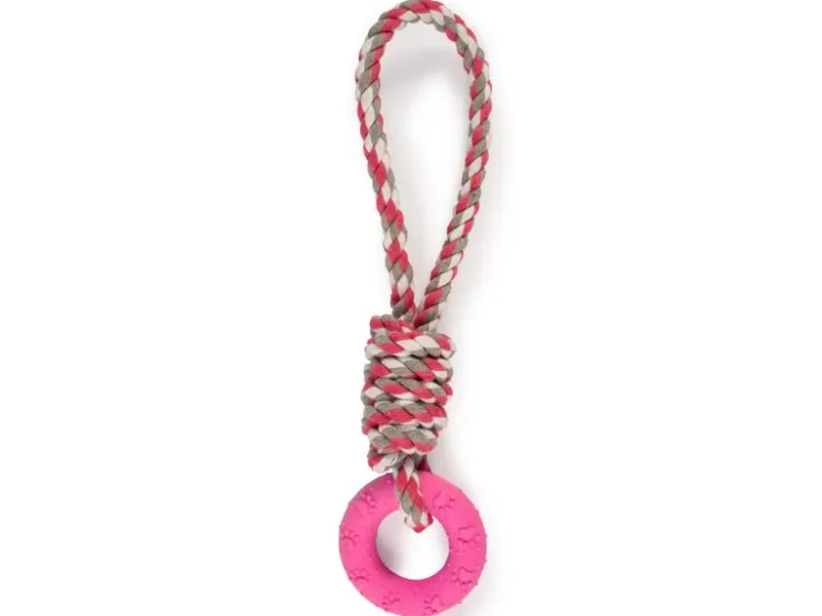 USPCA SMALL BITE ROPE & RINGS TOY