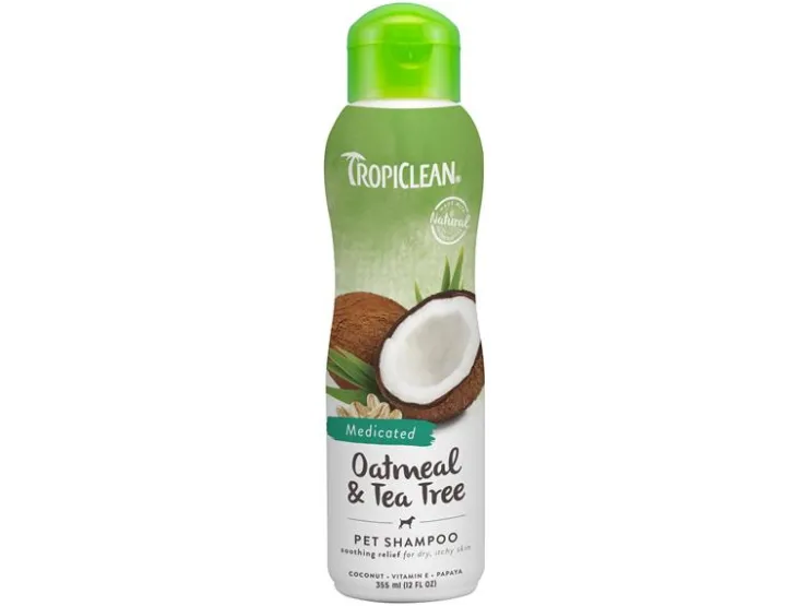 USPCA TROPICLEAN OATMEAL & TEA TREE SHAMPOO