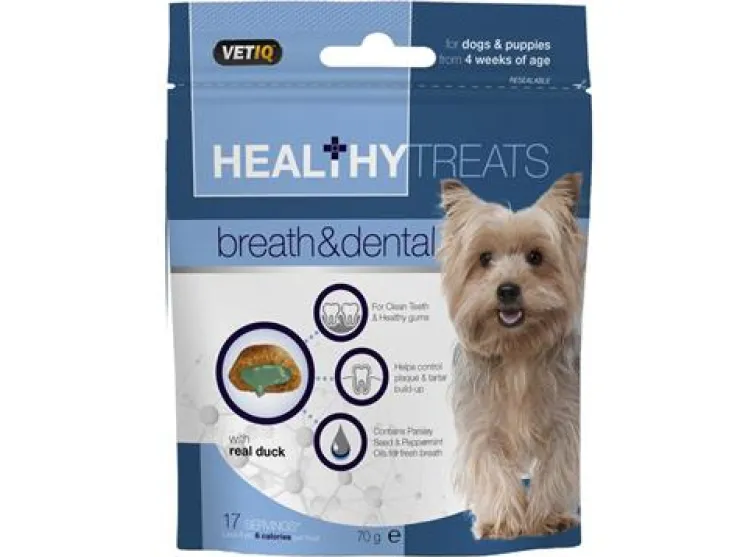 USPCA VETIQ DOG TREAT BREATH & DENTAL