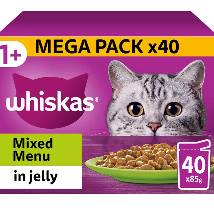 USPCA Whiskas 1+ Mixed Jelly In Jelly